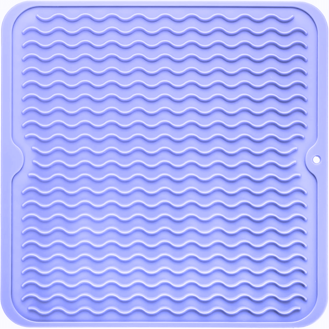Silicone Dish Drying Mat - Heat Resistant Kitchen Liner