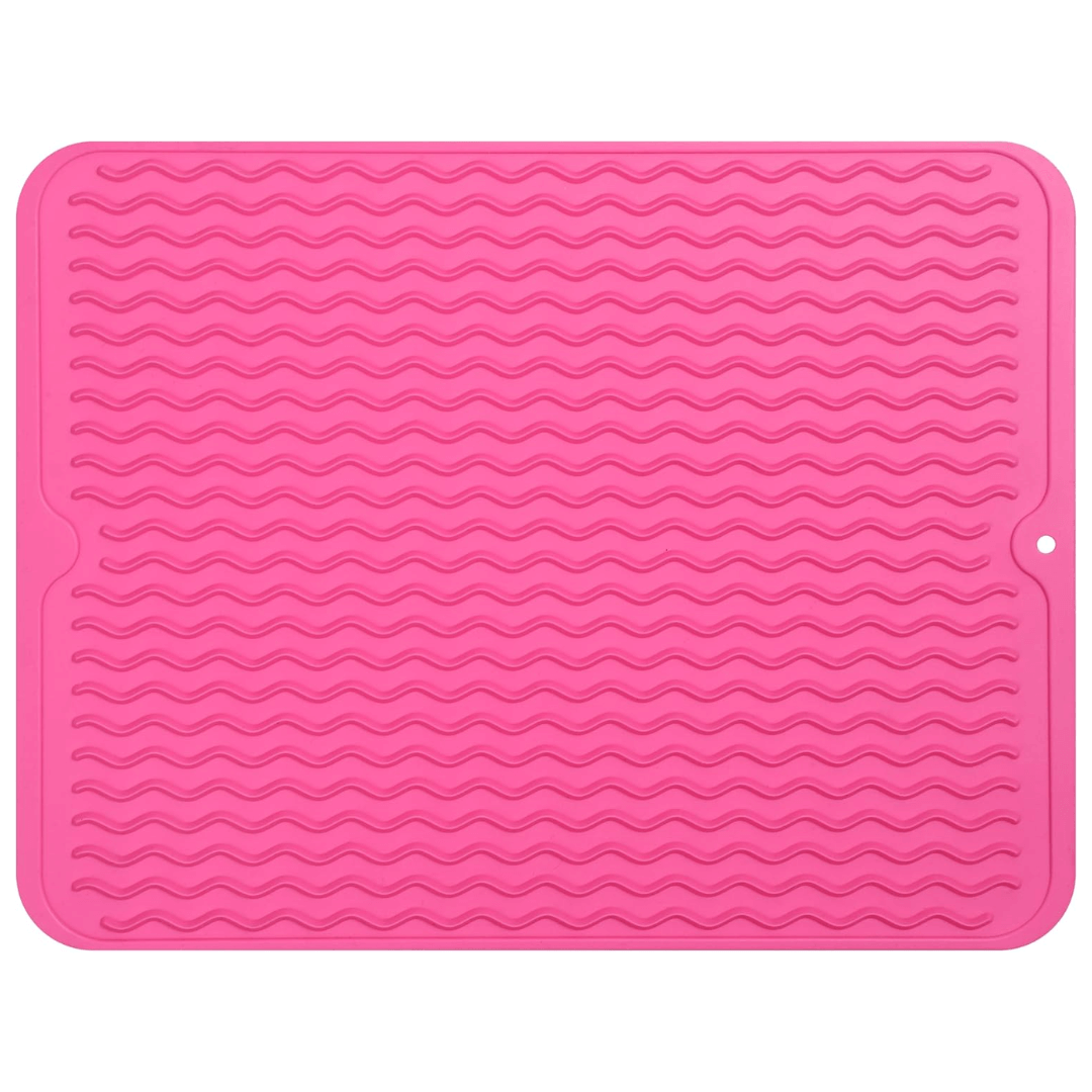 Silicone Dish Drying Mat - Heat Resistant Kitchen Liner