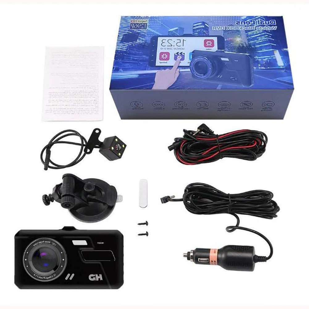 SecureDrive - Dual 1080P Front and Rear Car Camera System
