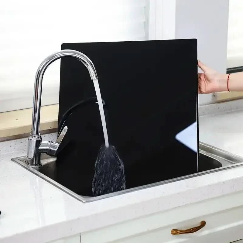 Premium Acrylic Food Prep Board with Grip Base and Spill Guard