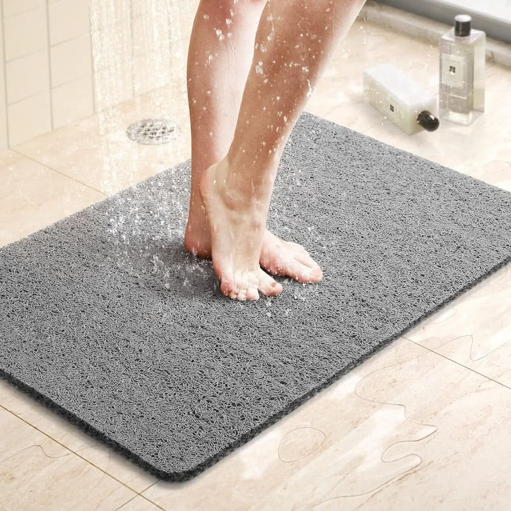 Non-Slip Bath Mat with Drainage | Quick-Drying and Easy to Clean