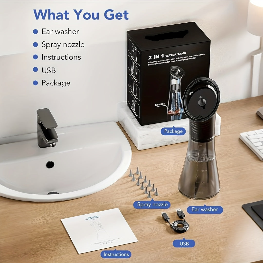 Rechargeable Ear Cleaner with Three Water Pressure Settings