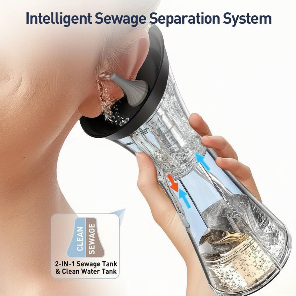 Rechargeable Ear Cleaner with Three Water Pressure Settings