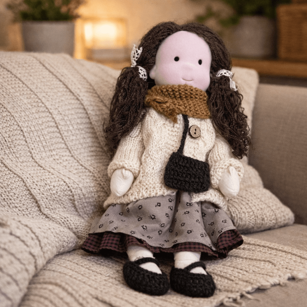 Handcrafted Cotton Waldorf Doll for Imaginative Play