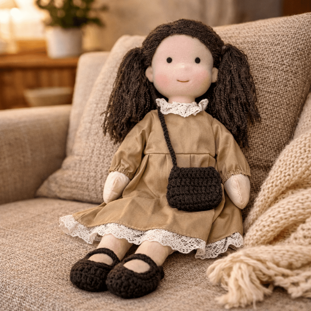 Handcrafted Cotton Waldorf Doll for Imaginative Play