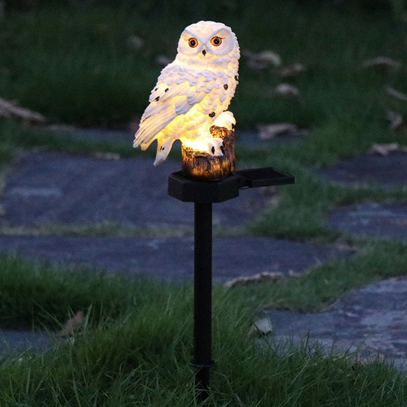 Weatherproof Solar Garden Statue with LED Illumination