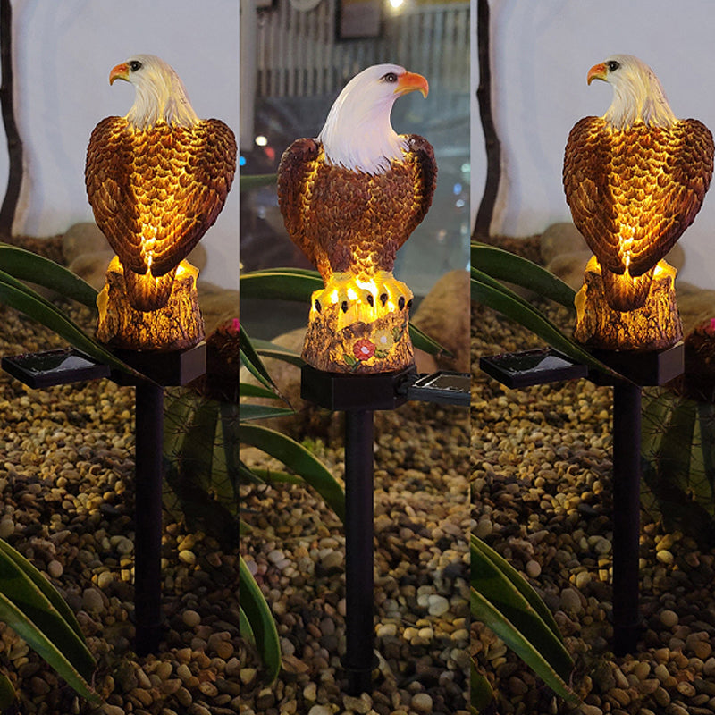 Weatherproof Solar Garden Statue with LED Illumination