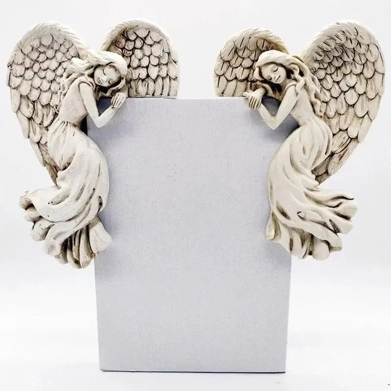 Angel Wings Wall Decor for Corners in Synthetic Resin