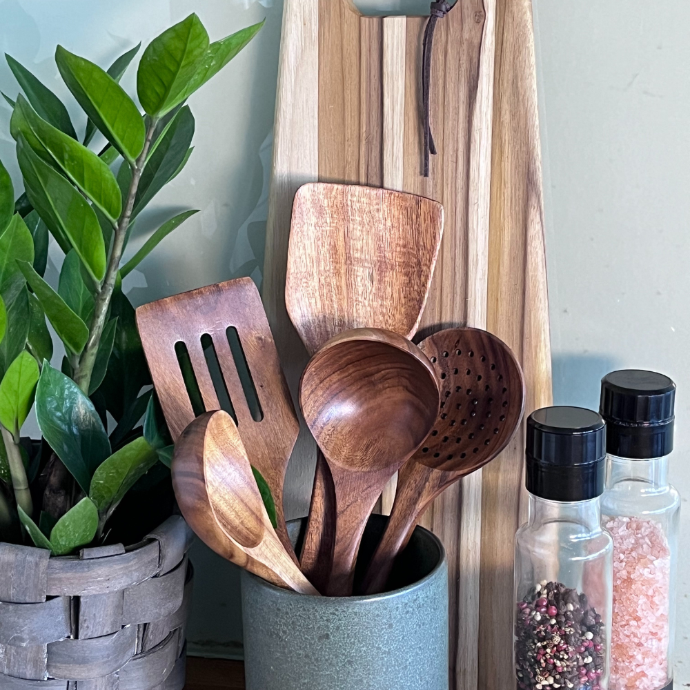 Eco-Friendly 5-Piece Kitchen Utensil Collection