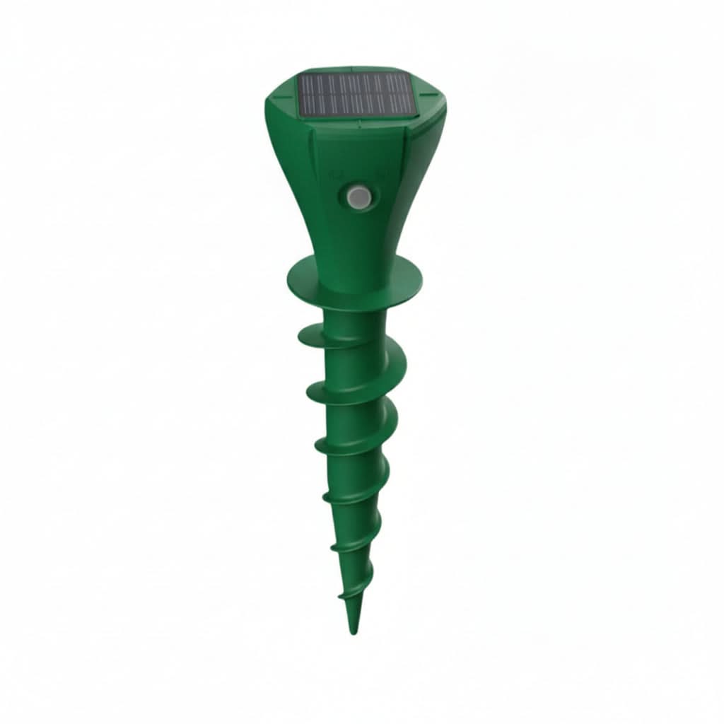 Solar Mole Repellent for Eco-Friendly Garden Protection – Silent Vibration