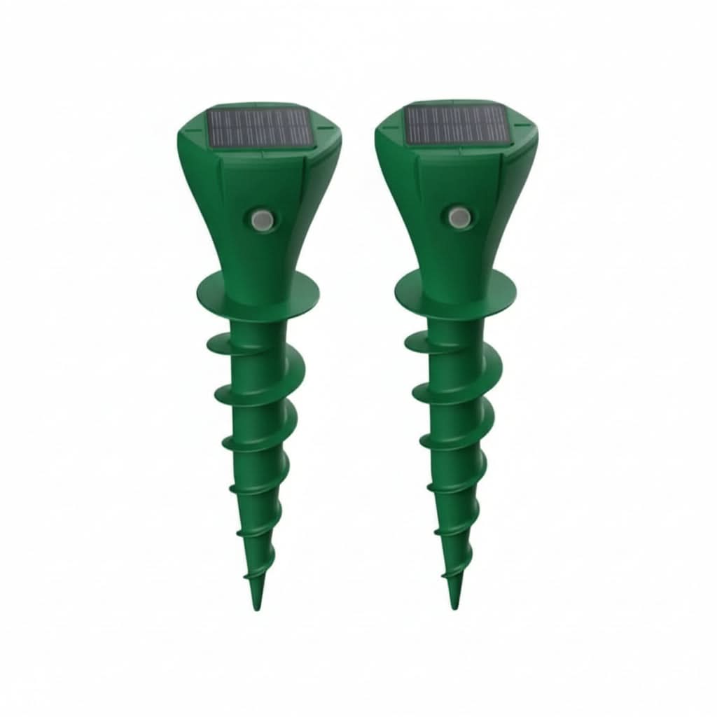 Solar Mole Repellent for Eco-Friendly Garden Protection – Silent Vibration