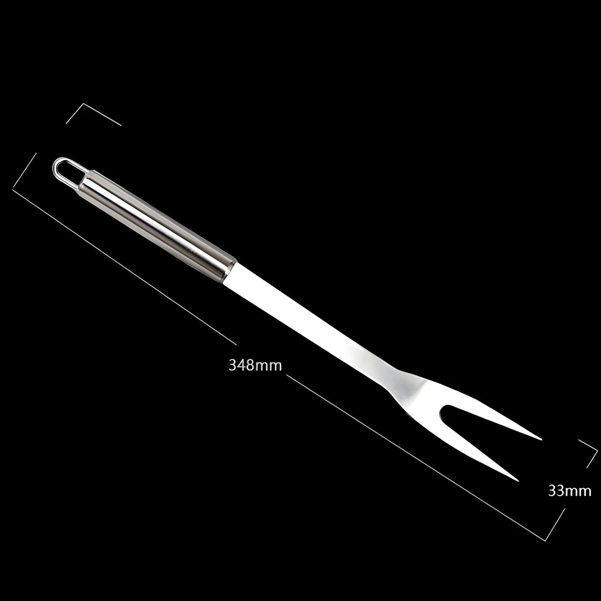 Stainless Steel Barbecue Tool Set with Carry Bag – Heat-Resistant Grip