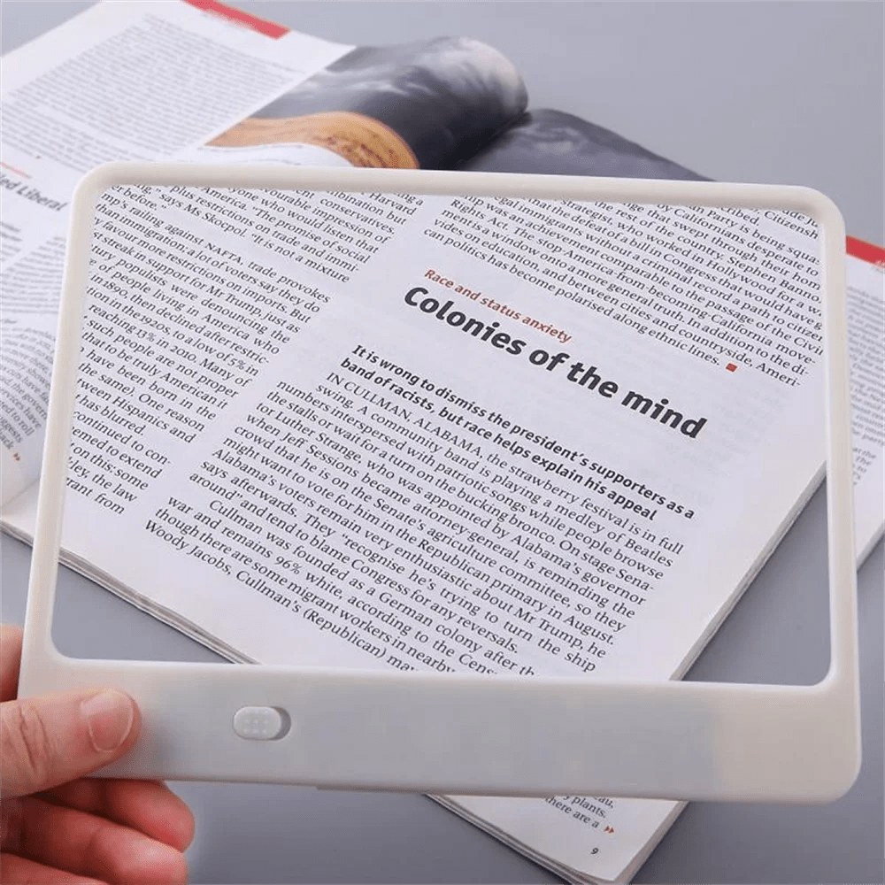 LumaView - 3x LED Magnifier for Effortless Reading