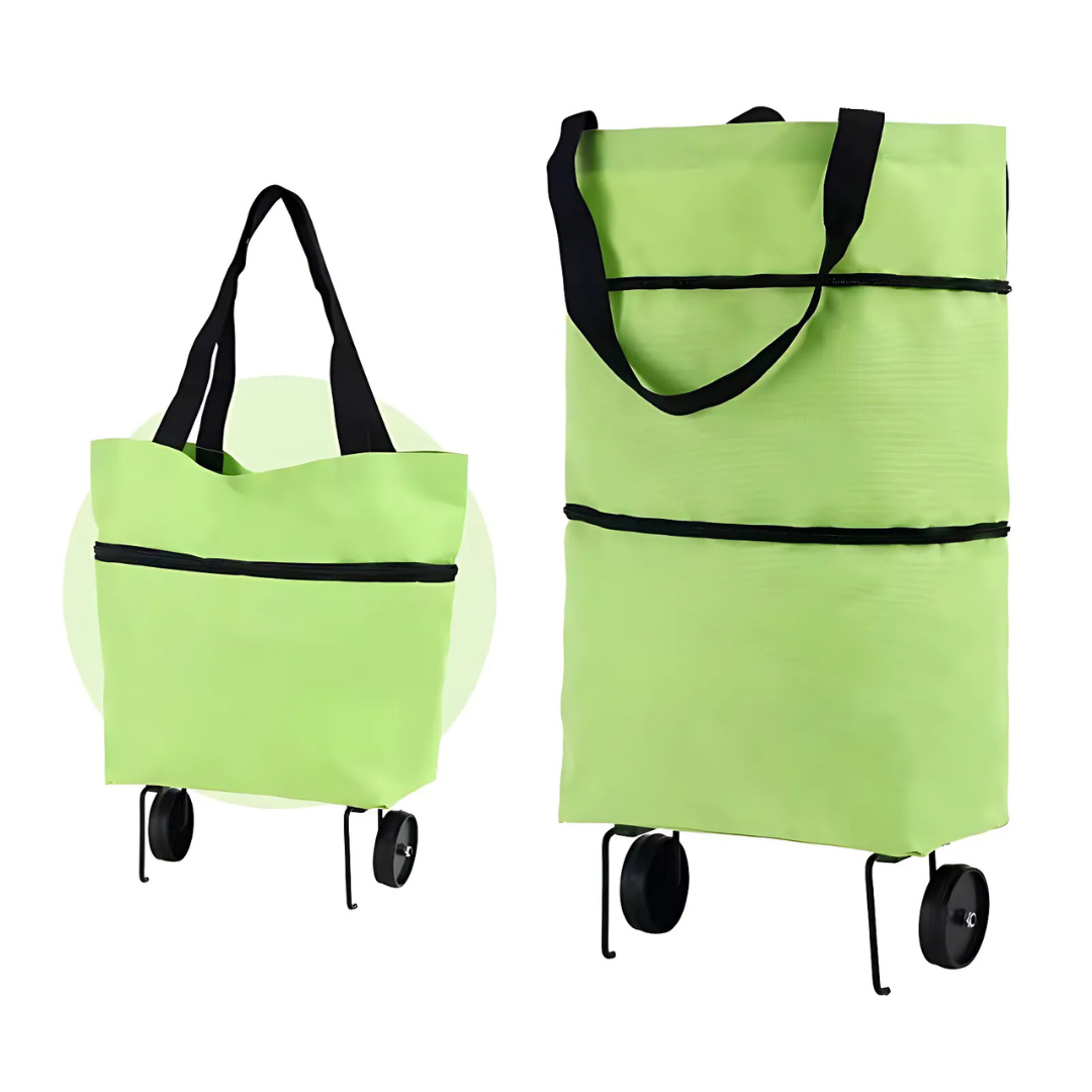 Foldable Shopping Cart | Lightweight Rolling Bag for Easy Transport