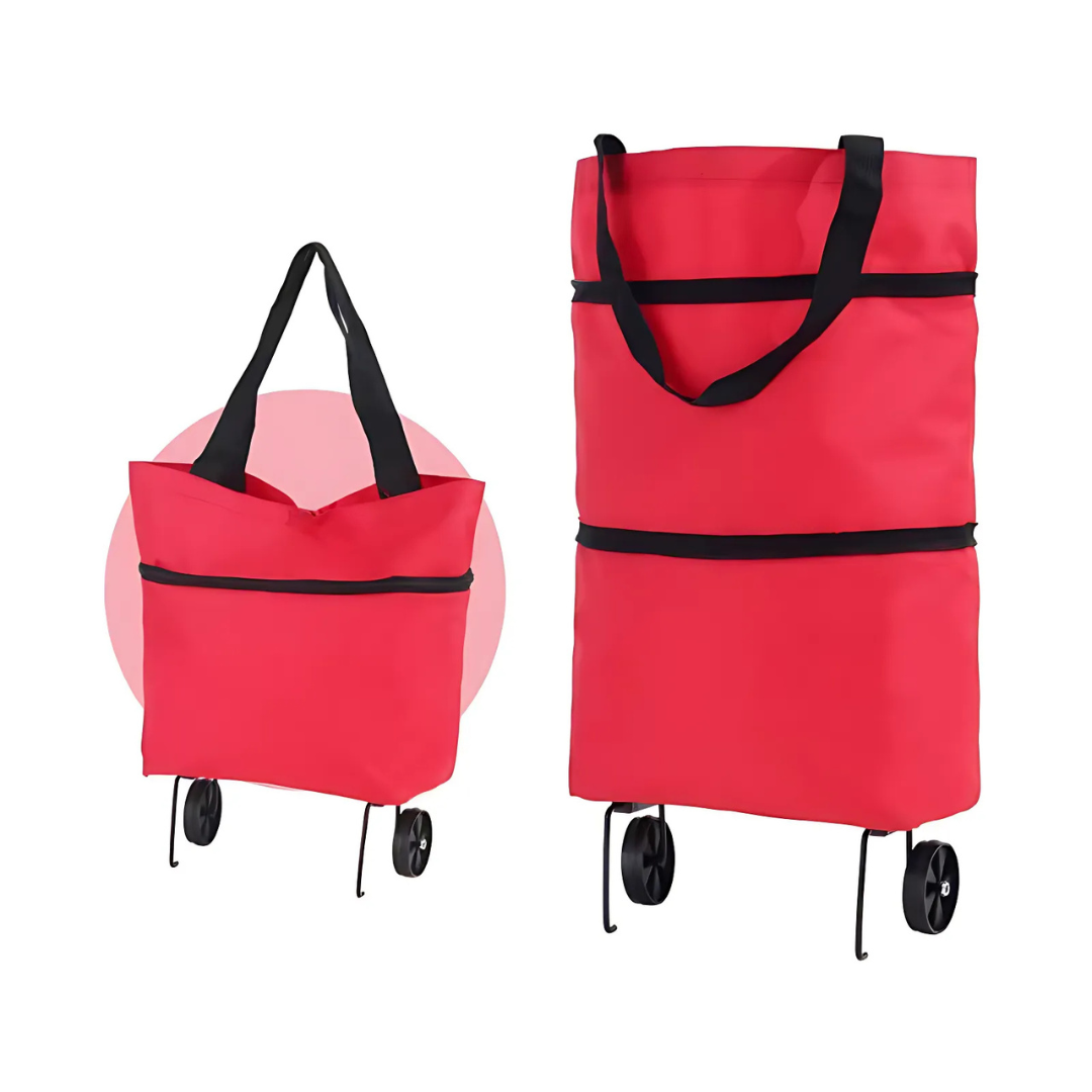 Foldable Shopping Cart | Lightweight Rolling Bag for Easy Transport