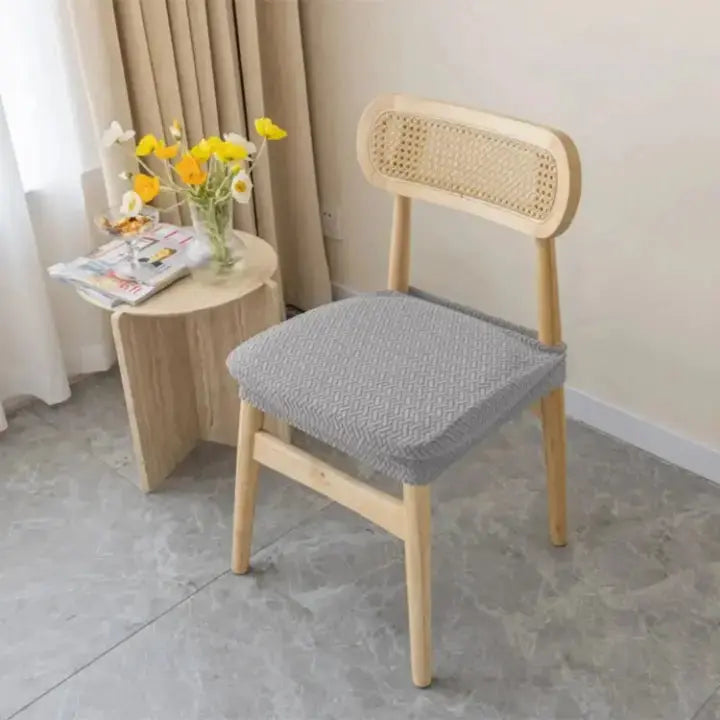 Set of 4 Stretchable Chair Covers – Water-Resistant, Stain-Proof, Washable
