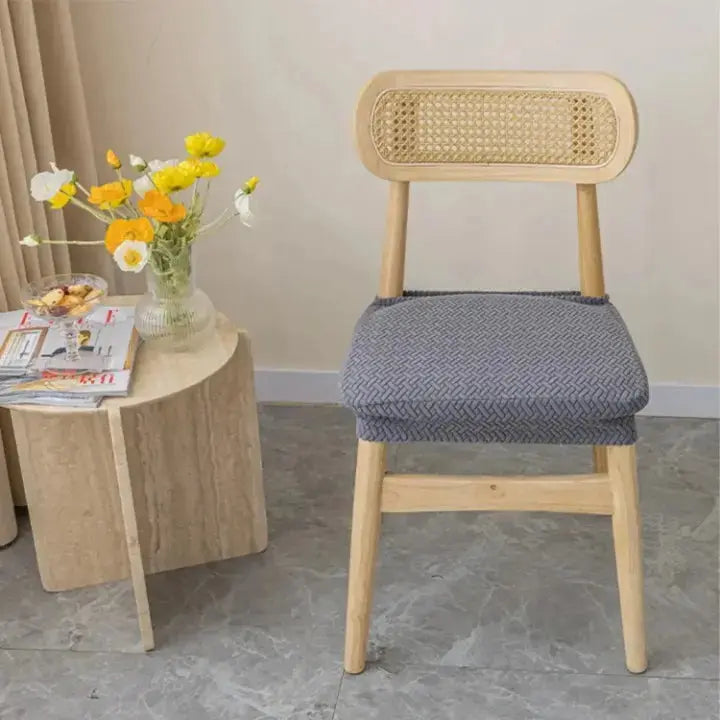 Set of 4 Stretchable Chair Covers – Water-Resistant, Stain-Proof, Washable