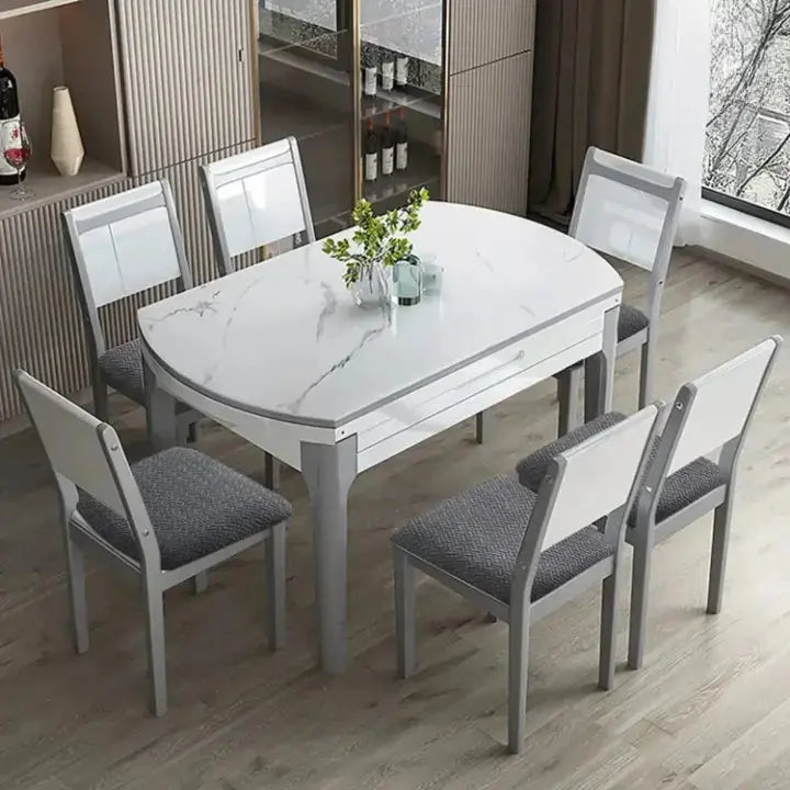 Set of 4 Stretchable Chair Covers – Water-Resistant, Stain-Proof, Washable