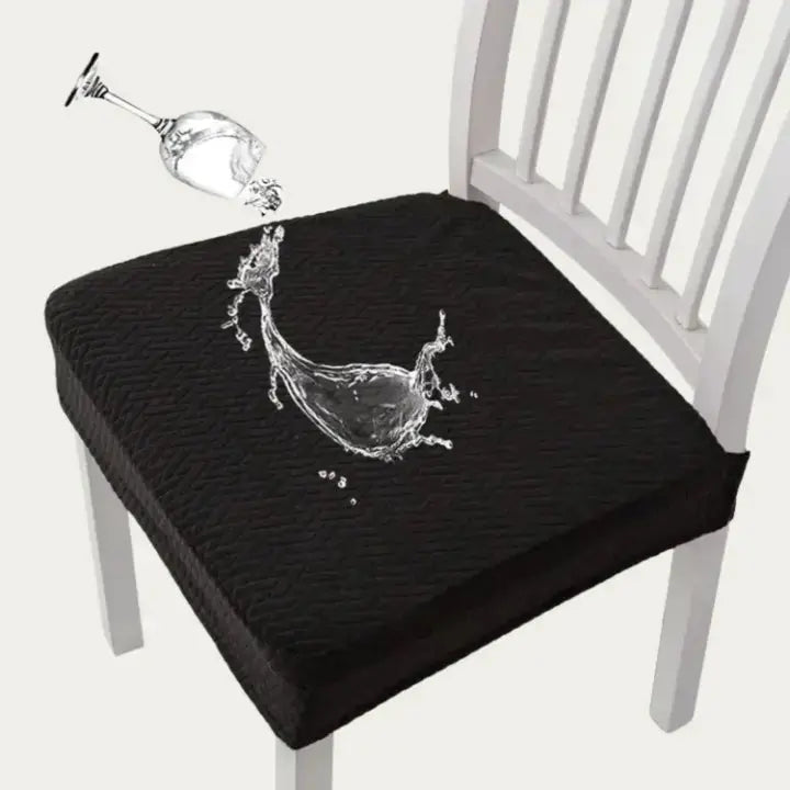 Set of 4 Stretchable Chair Covers – Water-Resistant, Stain-Proof, Washable