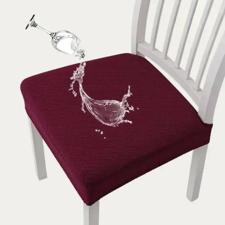Set of 4 Stretchable Chair Covers – Water-Resistant, Stain-Proof, Washable