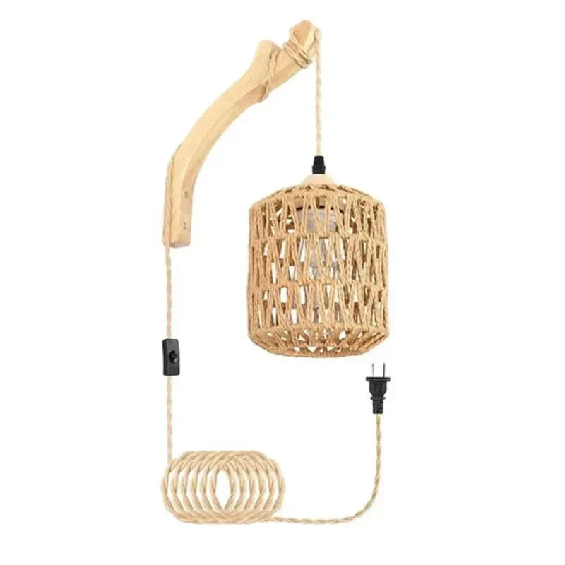 Woven E27 Wall Light for Modern Home Decor