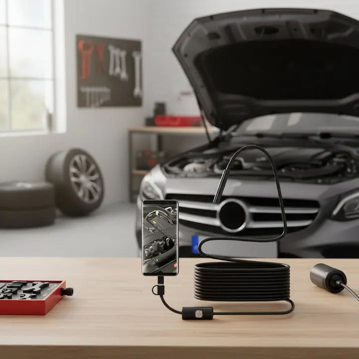 LED Waterproof Inspection Camera - Clear Images for Hidden Area Examination
