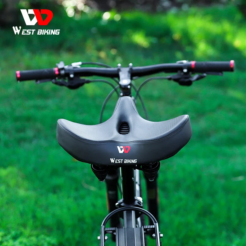 Ergonomic Bike Seat with Airflow Design and Comfortable Padding