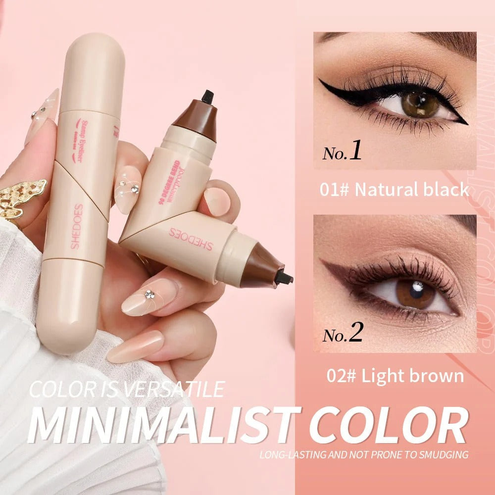 Waterproof Eyeliner Stamp Pen | Long-Lasting | Winged Effect