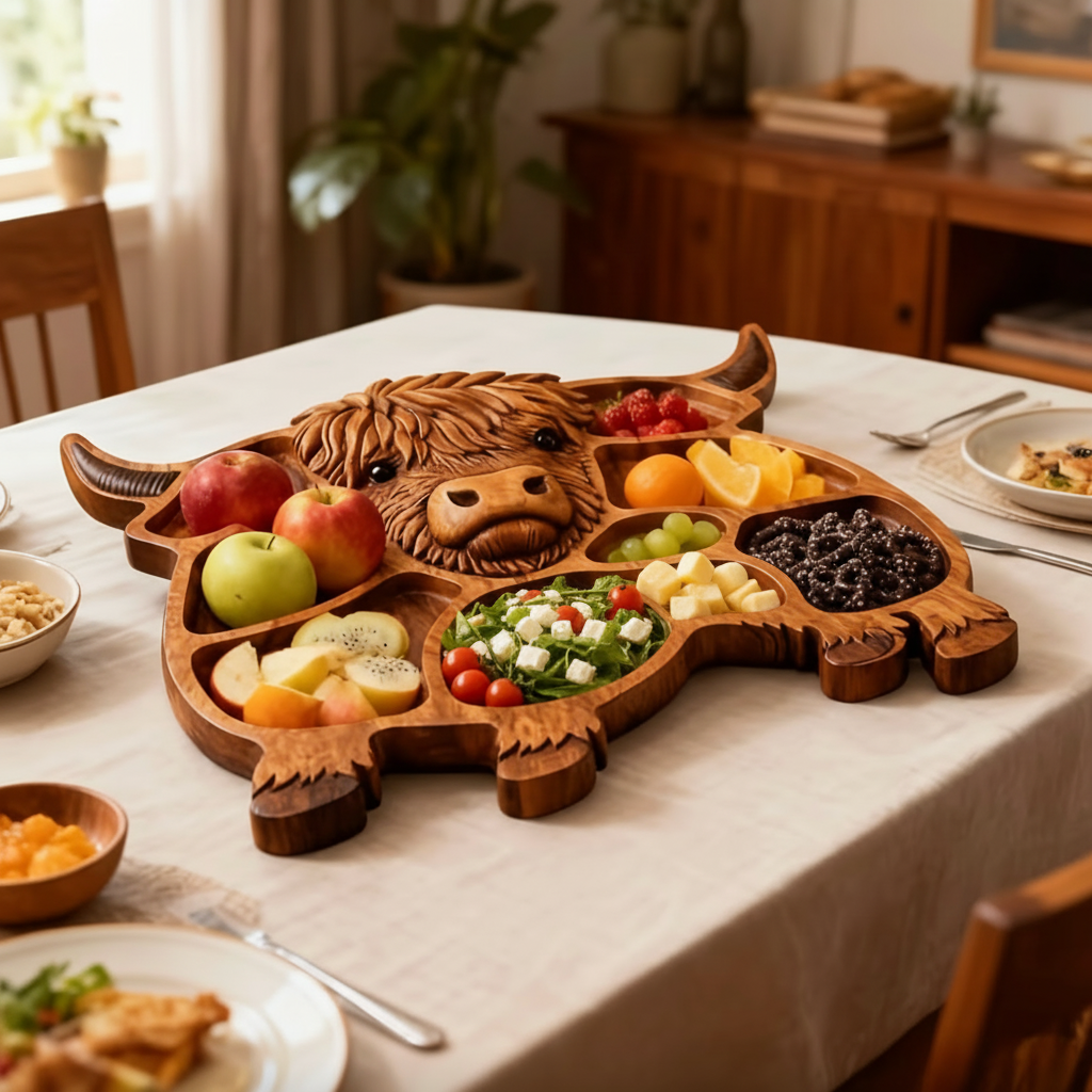 Handcrafted Charcuterie Board for Cheese and Meats