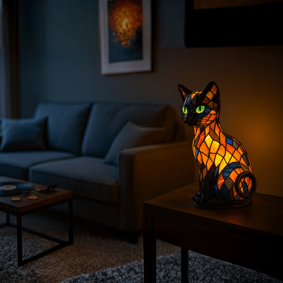 Soft LED Night Light for Cats - Cozy Ambiance and Relaxation Lamp