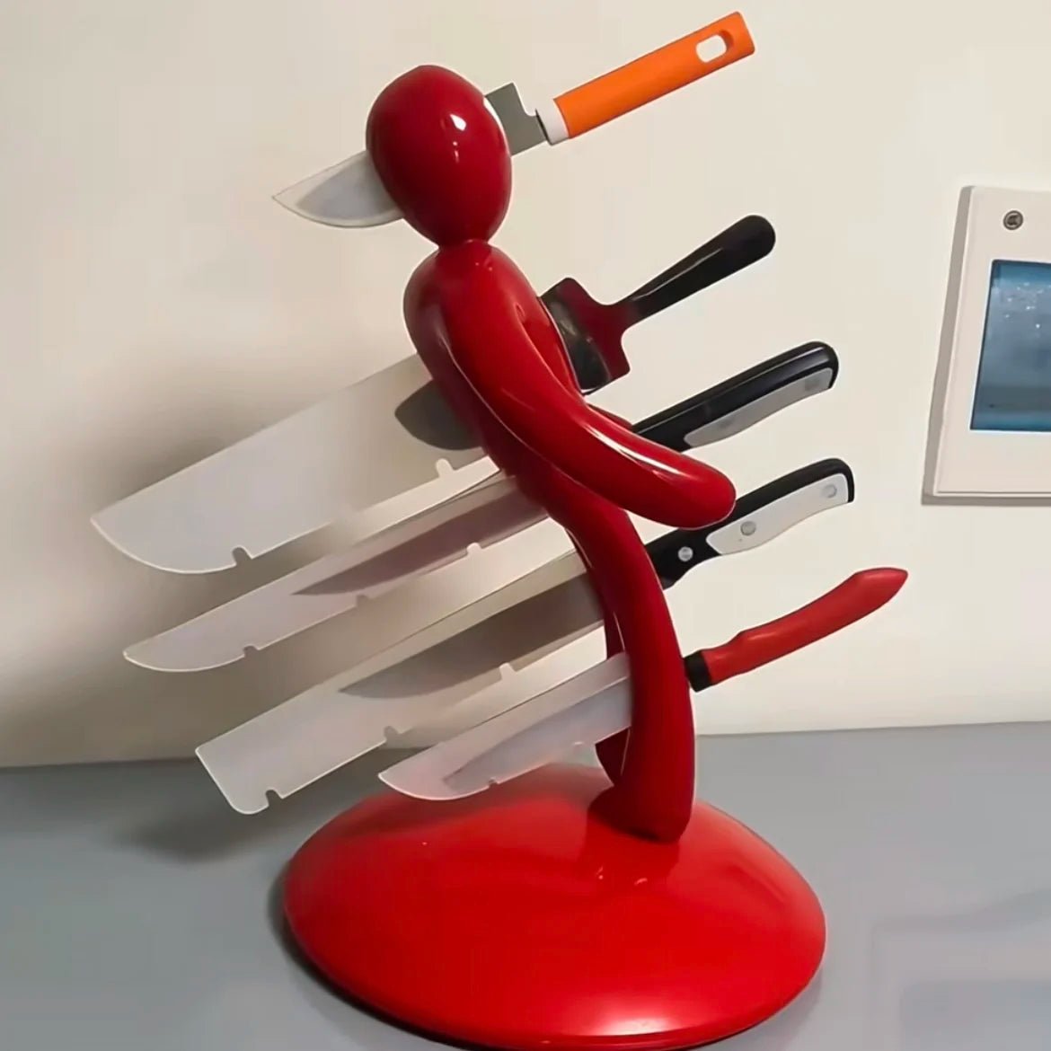 Artistic Knife Organizer - Modern Space-Saving Design