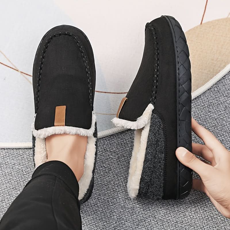 Sheep's Wool Loafer Slippers for Cozy Indoor Warmth and Comfort