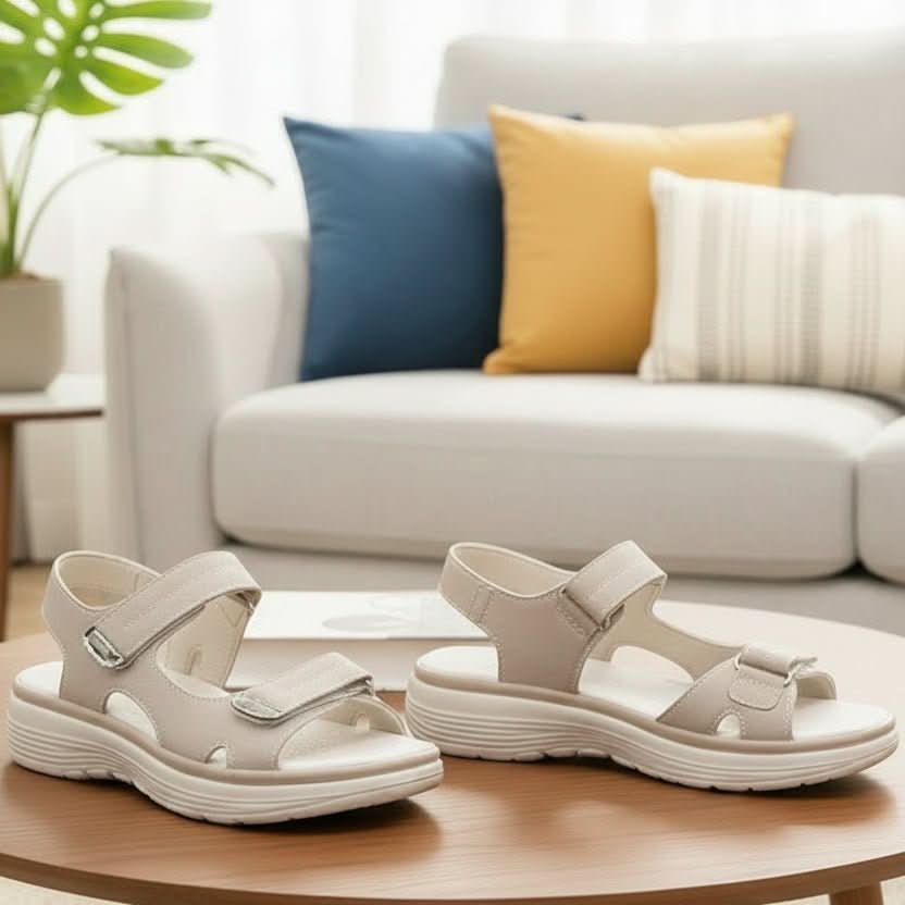Adjustable Women's Orthopedic Sandals with Cushioned Support