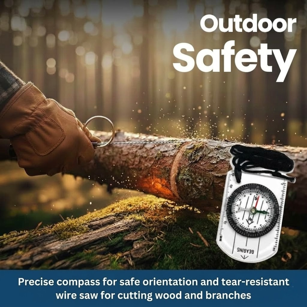 Outdoor Adventure and Emergency Gear Set – Survival Essentials Kit