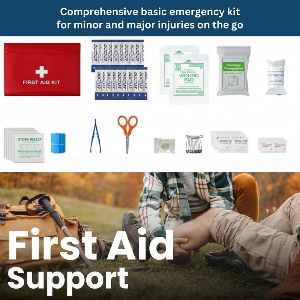 Outdoor Adventure and Emergency Gear Set – Survival Essentials Kit