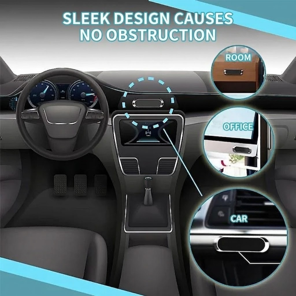 Nano Adhesive Magnetic Phone Holder – No Mount Required