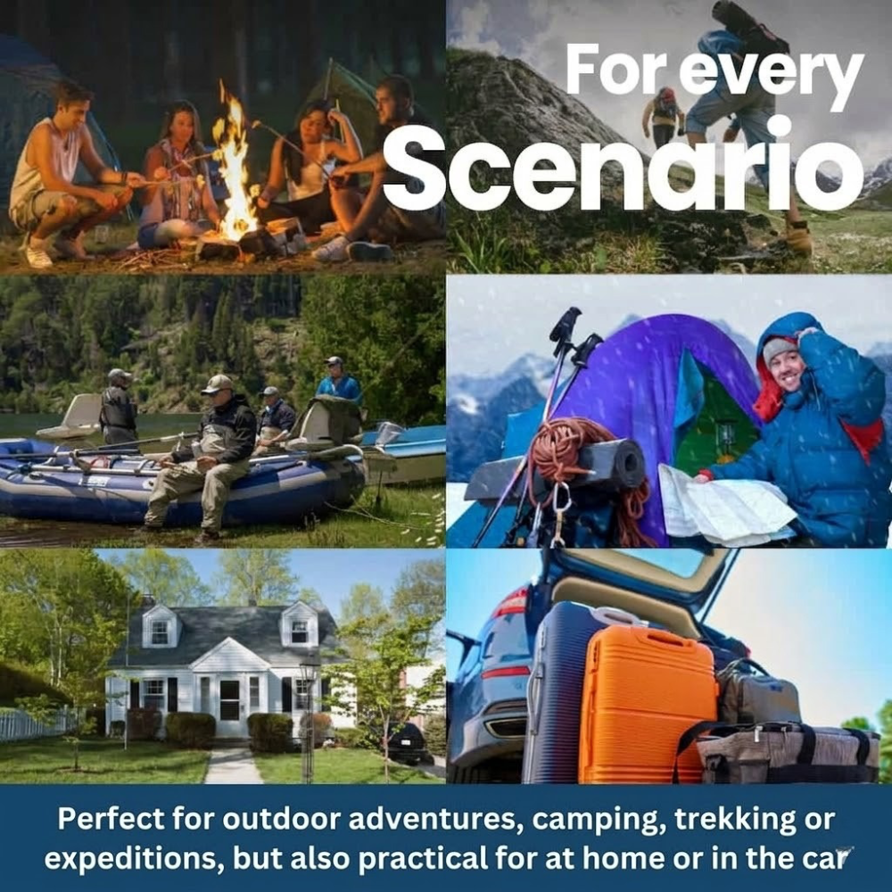 Outdoor Adventure and Emergency Gear Set – Survival Essentials Kit