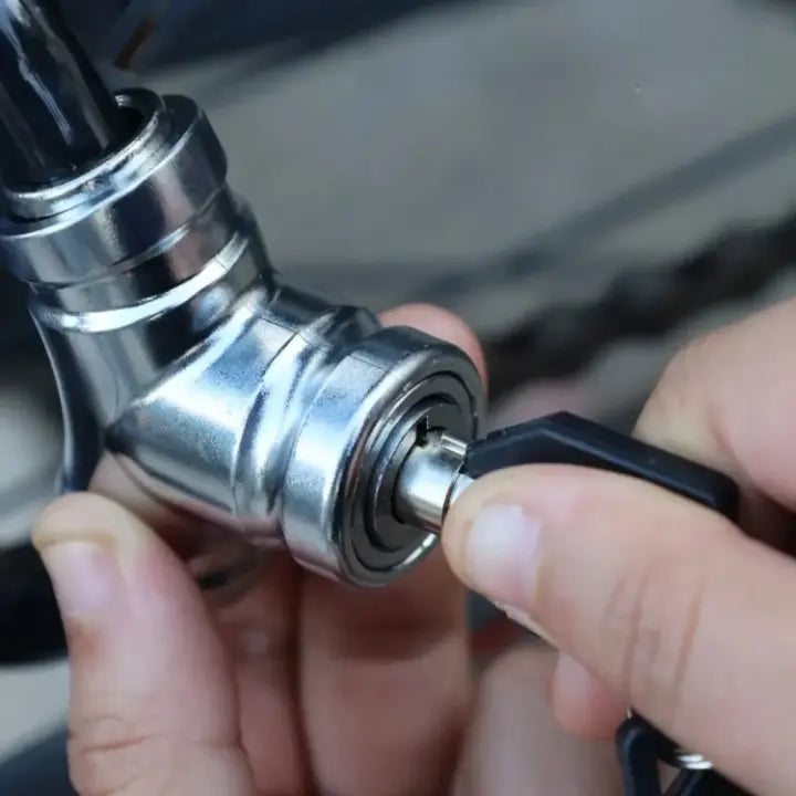 Keyed Lock for Bicycle Cables