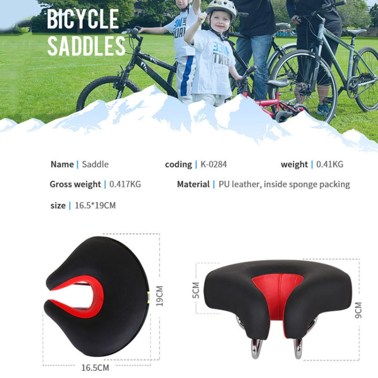 Ergonomic Bicycle Seat | Foam Padding, No Nose Support