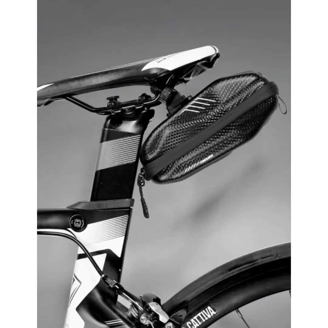 Waterproof Hard Case Bicycle Saddlebag with Quick Release Mechanism