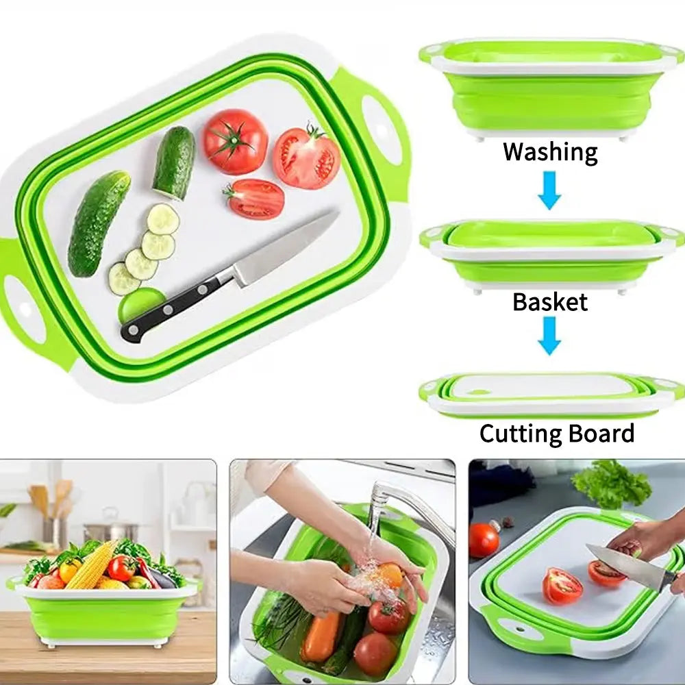 Space-Saving Collapsible Sink with Drain Plug