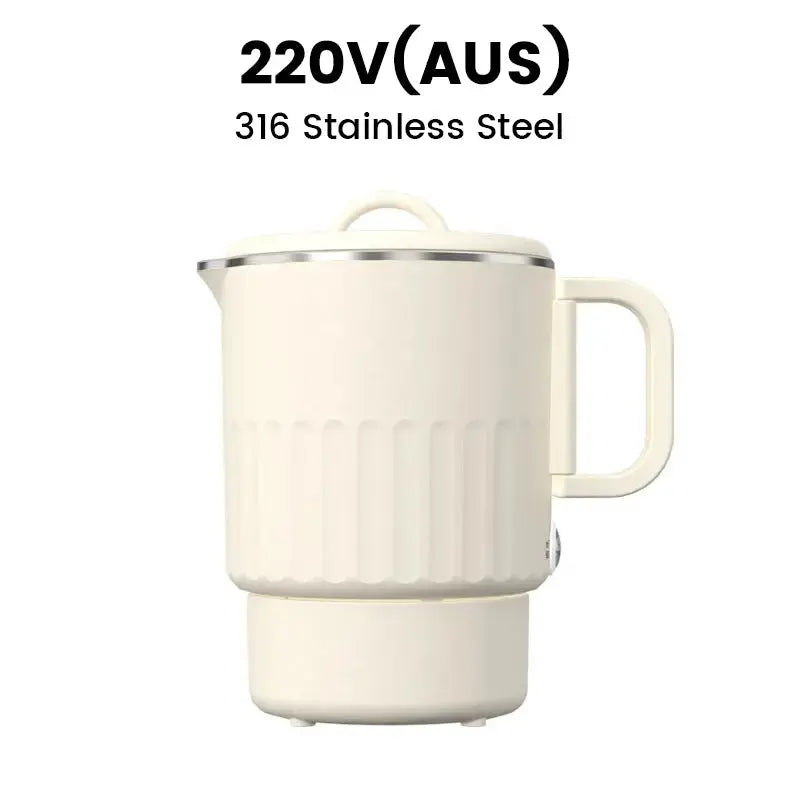 Compact Electric Kettle for Travel – Foldable Design