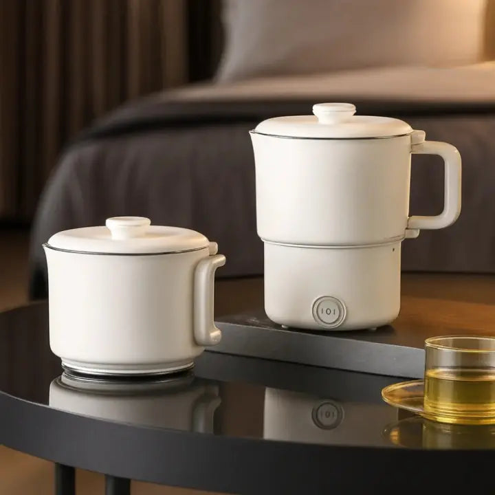 Compact Electric Kettle for Travel – Foldable Design