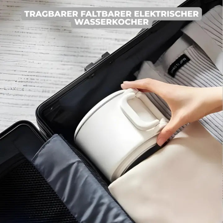 Compact Electric Kettle for Travel – Foldable Design