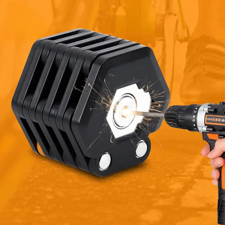 Compact Folding Steel Bicycle Lock – 78 cm, Drill-Proof Design