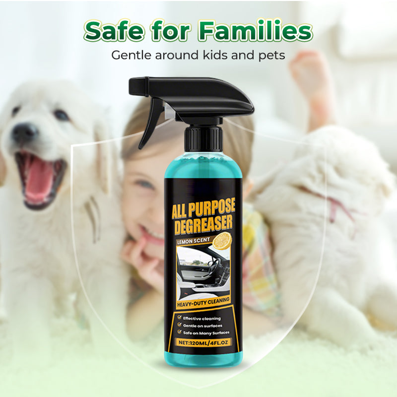 Grease Remover | Residue-Free | Quick Spray and Wipe