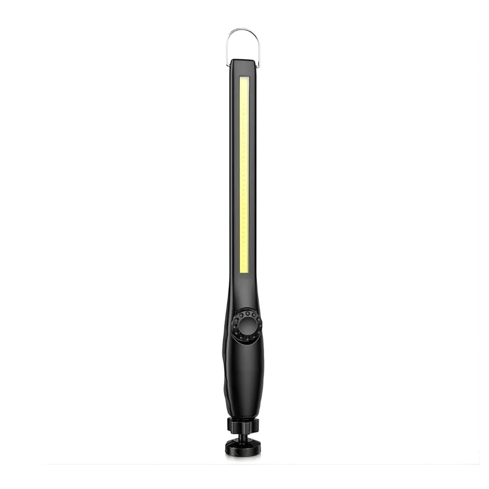 Rechargeable LED Work Light with Stepless Dimming - Magnetic Inspection Lamp for Mechanics