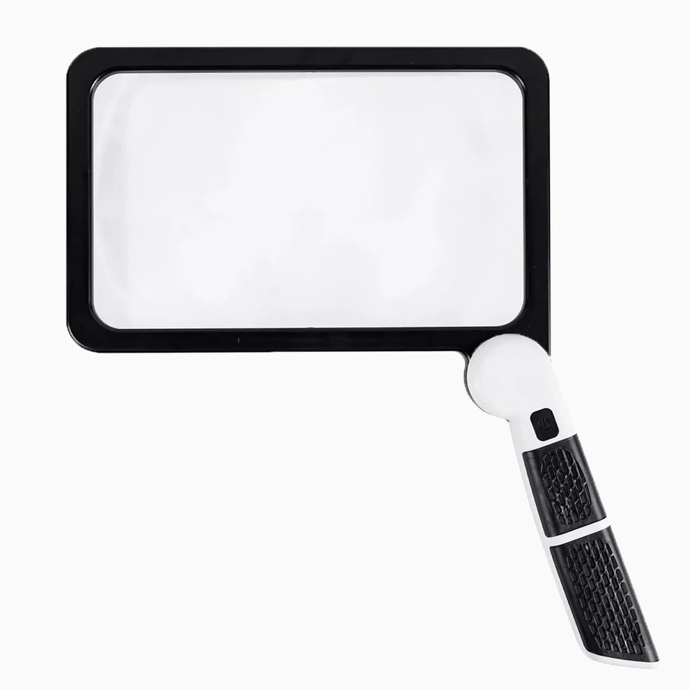 Handheld Magnifier with 5X Magnification and LED Light – 3 Settings