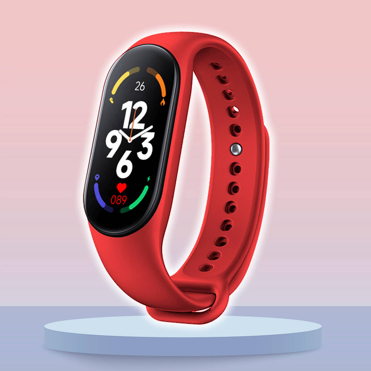 Kids' Fitness Watch with Silicone Band | Step Counter & Heart Rate | Bluetooth 4.0