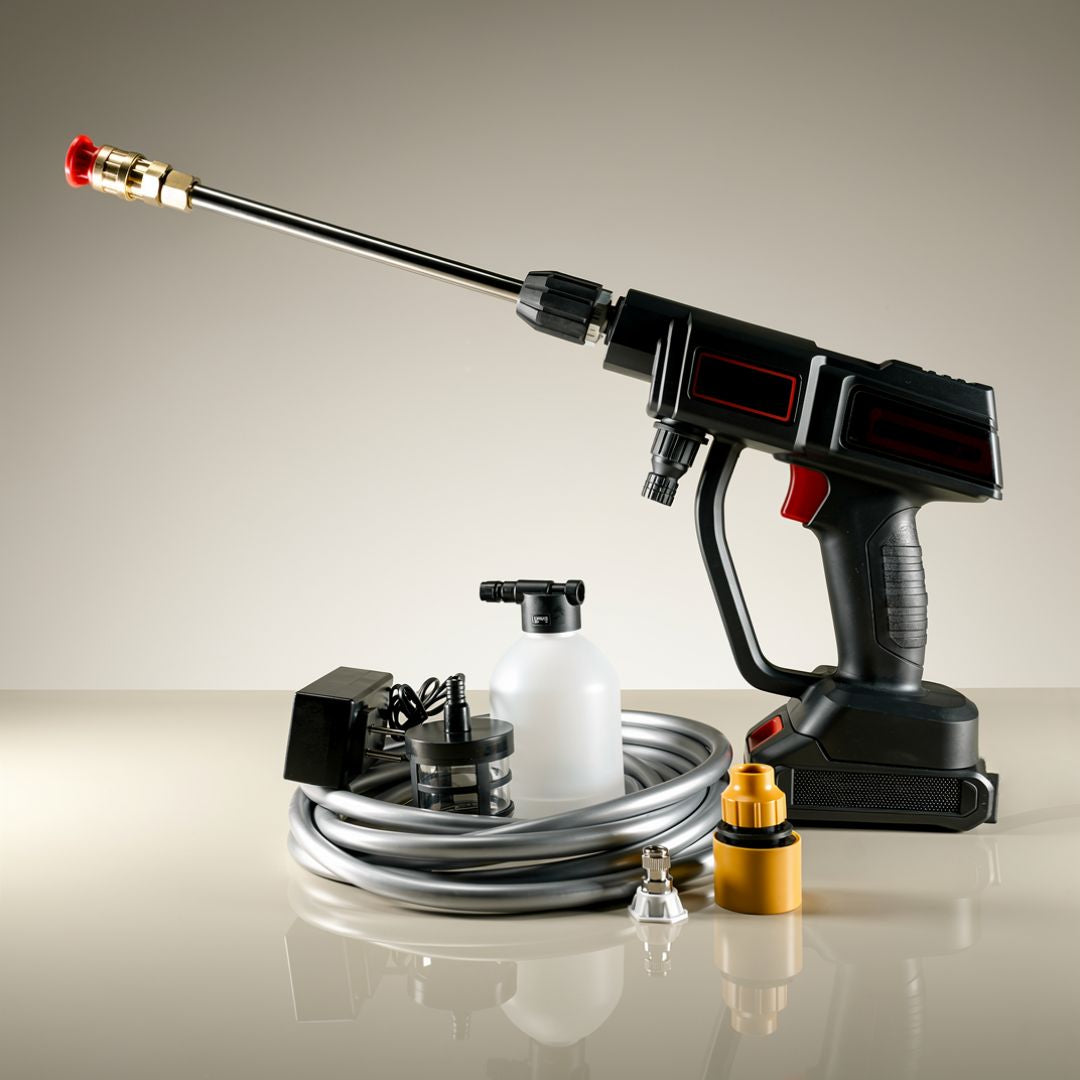 Portable Outdoor Cleaner with Adjustable Spray Power